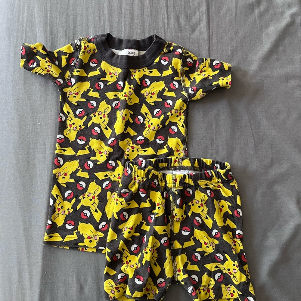 Hanna Andersson kids pikachu pajamas